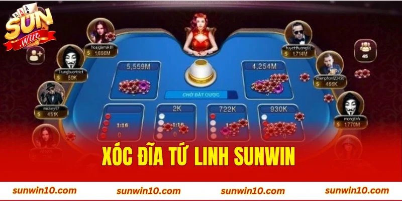 Xóc Đĩa Tứ Linh Sunwin